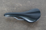 142mm (Shallow) Fabric Scoop Cr-Mo Rail Road Saddle 266g