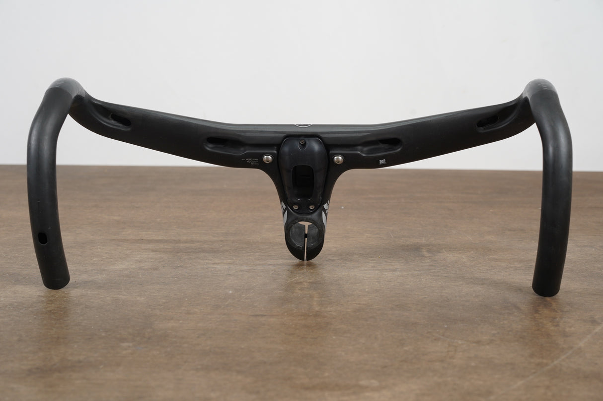 42cm 100mm -6 Degree Vision Metron 5D Integrated Carbon Barstem Handlebar 1 1/8"