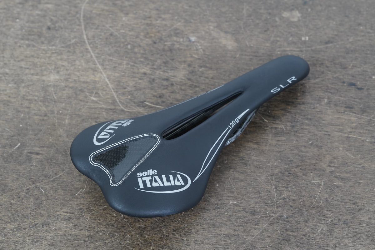 130mm Selle Italia SLR Flow Carbon Rail Road Saddle 147g