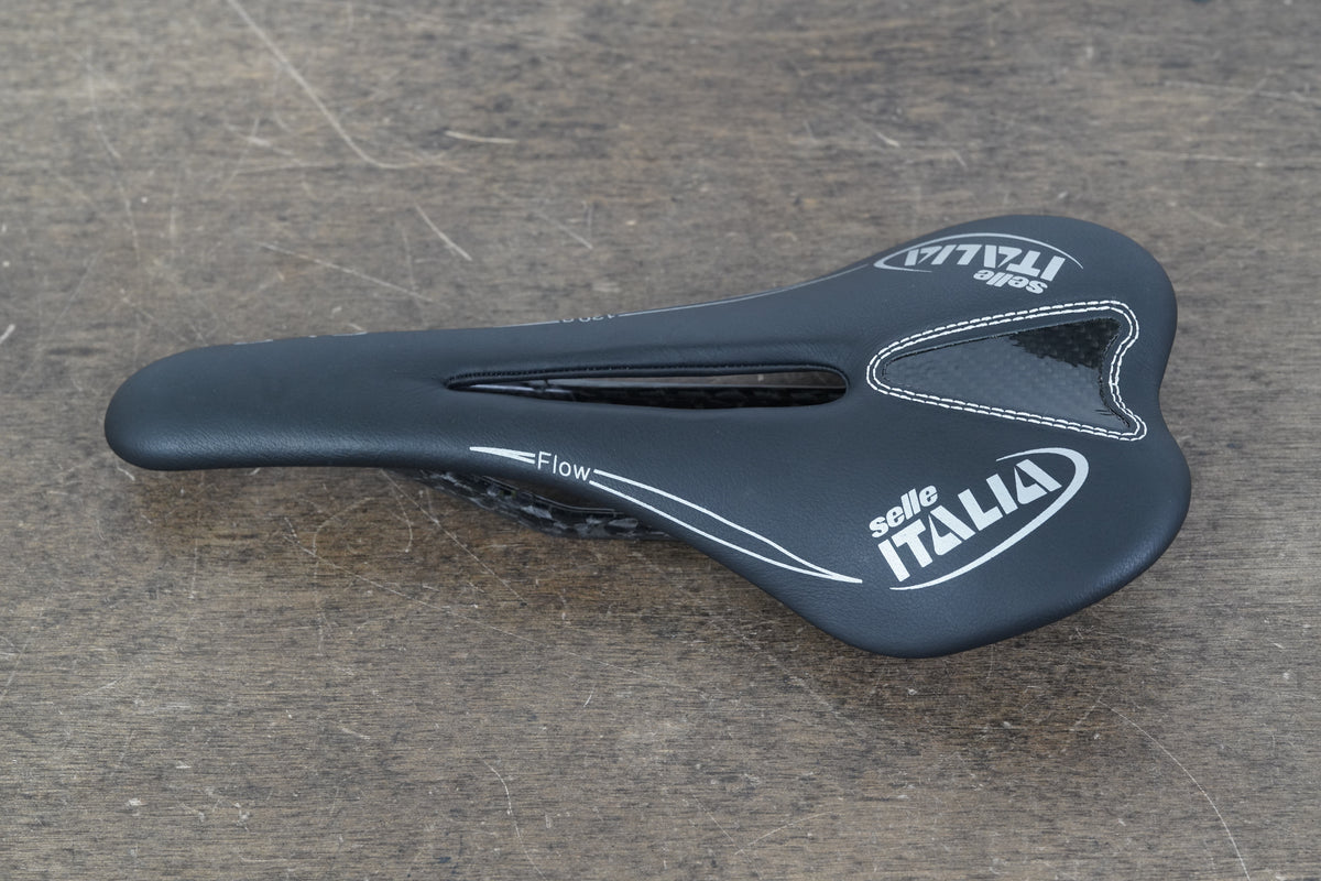 130mm Selle Italia SLR Flow Carbon Rail Road Saddle 147g