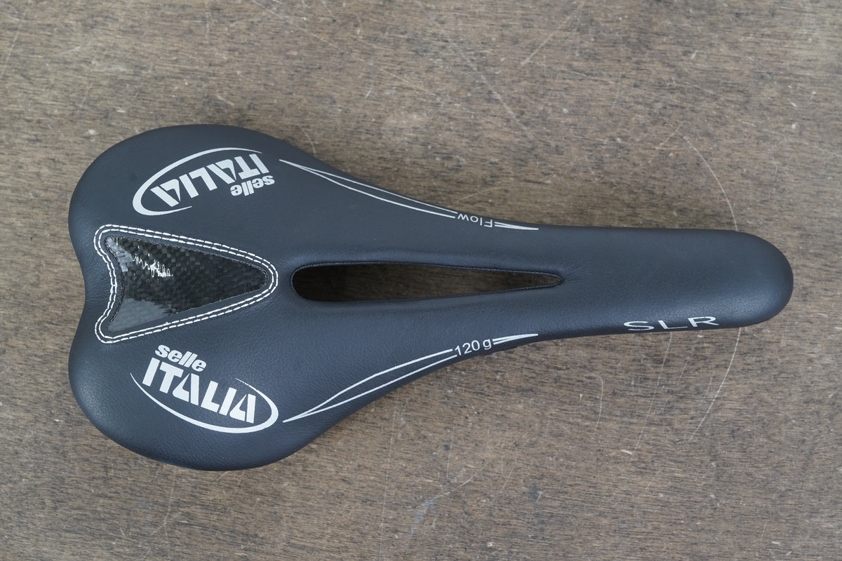 130mm Selle Italia SLR Flow Carbon Rail Road Saddle 147g
