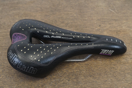 143mm Selle Italia Diva Gel flow Titanium Rail Road Saddle 259g