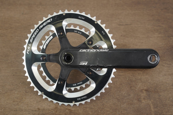 170mm 50/34T BB30 Cannondale Si Hollowgram Road Crankset – Elevate