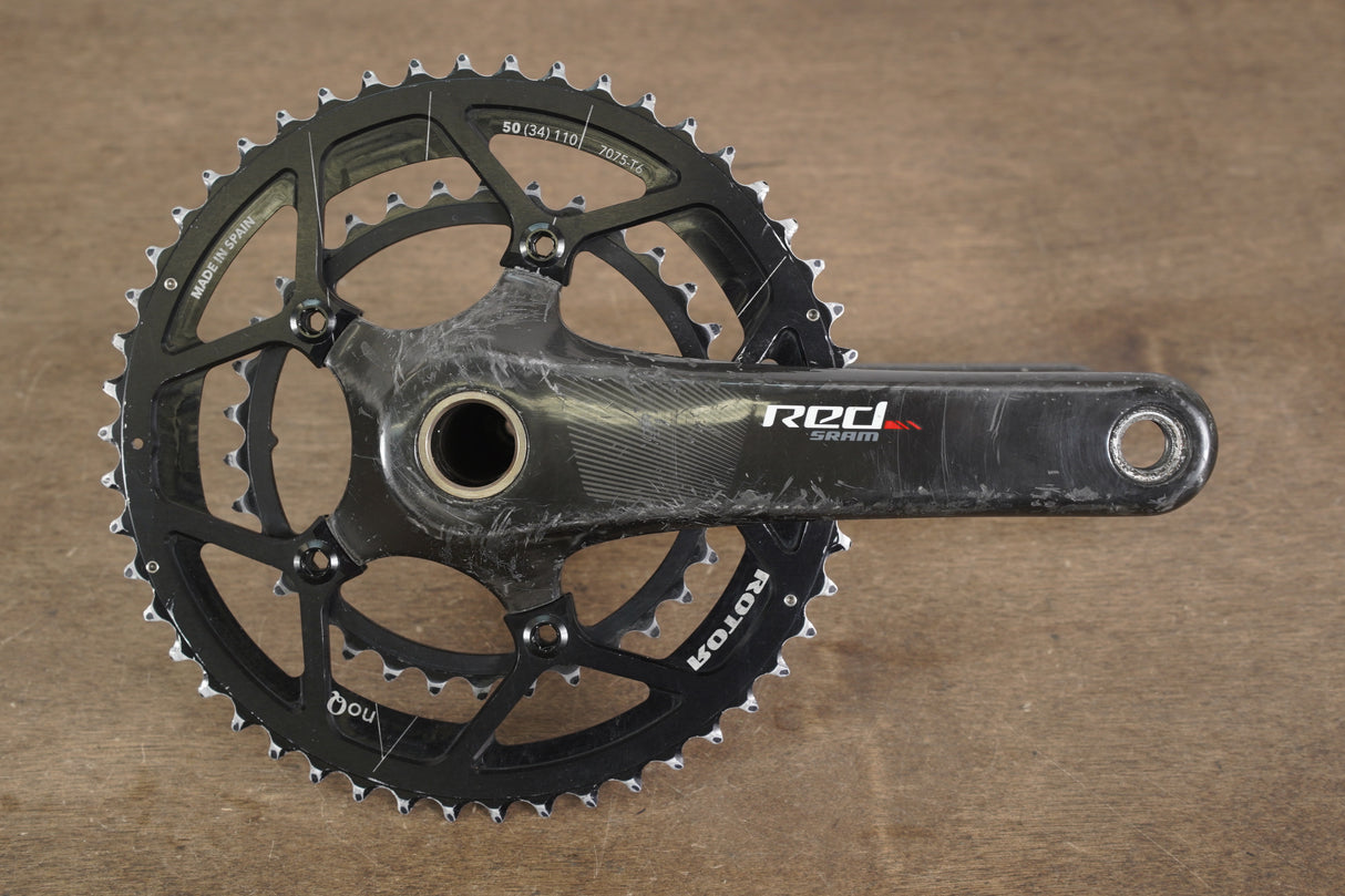 172.5mm 50/34T GXP SRAM Red 22 Carbon Road Crankset
