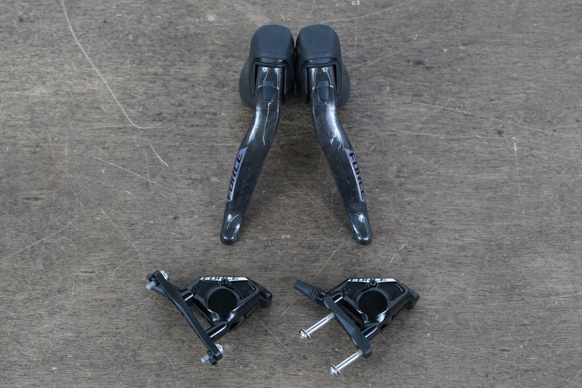 SRAM Force eTap AXS HRD E1 12 Speed Wireless Electronic Disc Shifters + Calipers