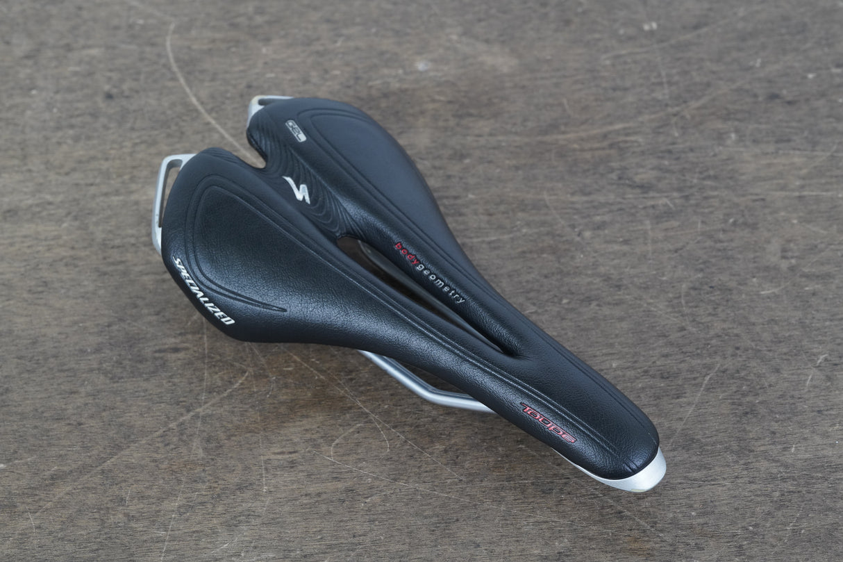130mm Specialized Toupe Gel Comp Cr-Mo Rail Road Saddle 246g