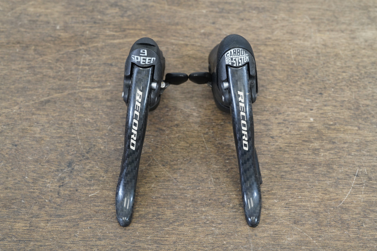 Campagnolo Record 9 Speed Carbon Mechanical Rim Brake Road Shifters