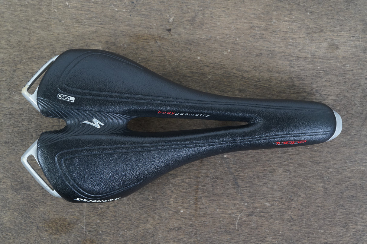 130mm Specialized Toupe Gel Comp Cr-Mo Rail Road Saddle 246g