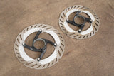 (2) 140mm/160mm Shimano Ultegra/GRX RT-CL800 Center Lock Disc Brake Rotors