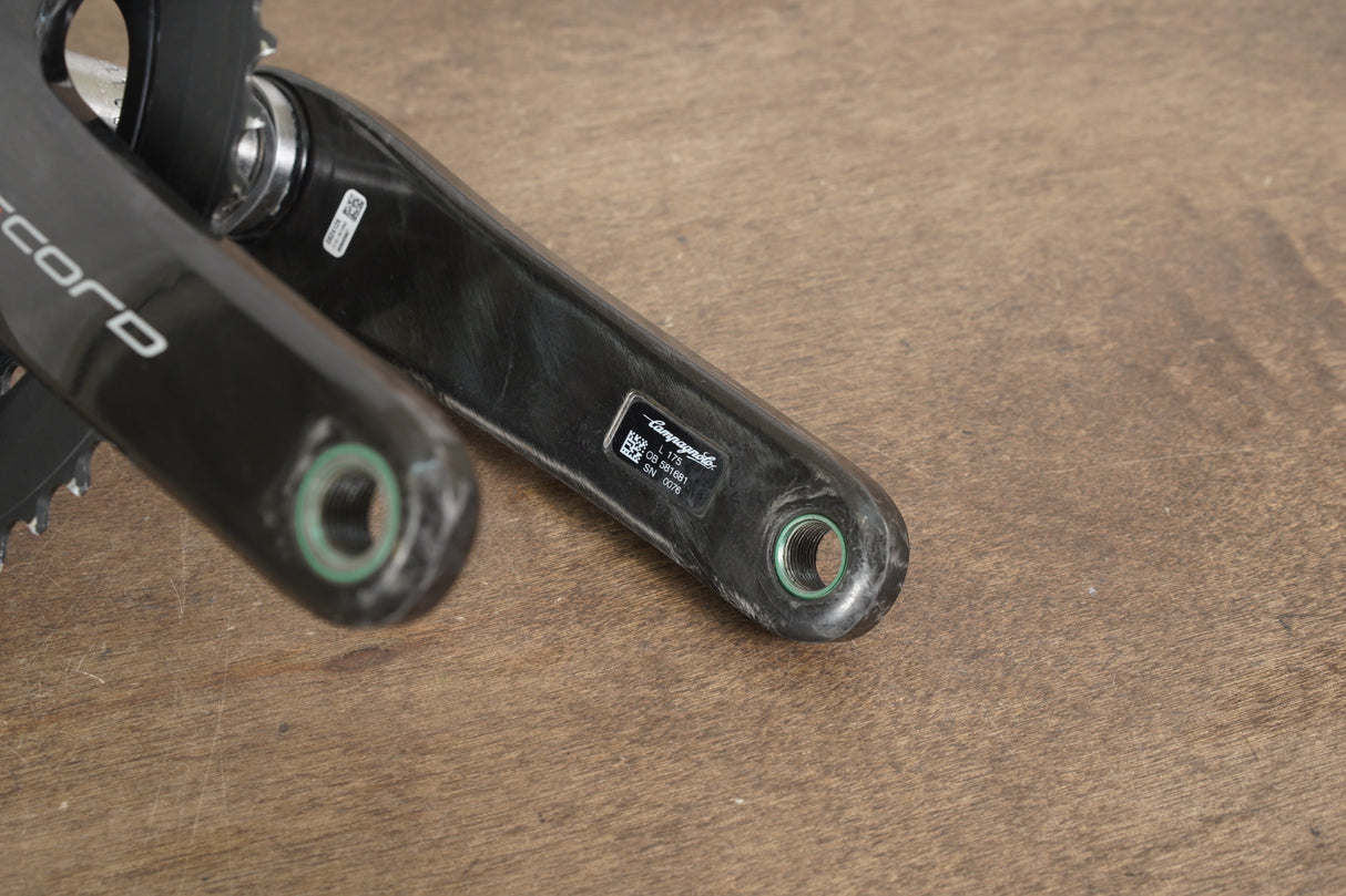 175mm 52/36T Campagnolo Record 12 Speed Carbon Road Crankset