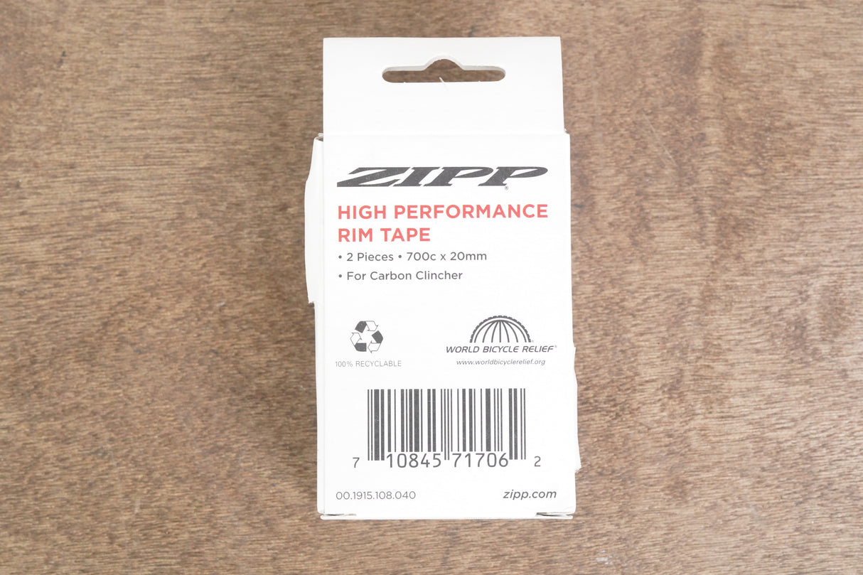 NEW 700x20 700C x 20mm Zipp High Performance Rim Tape Set