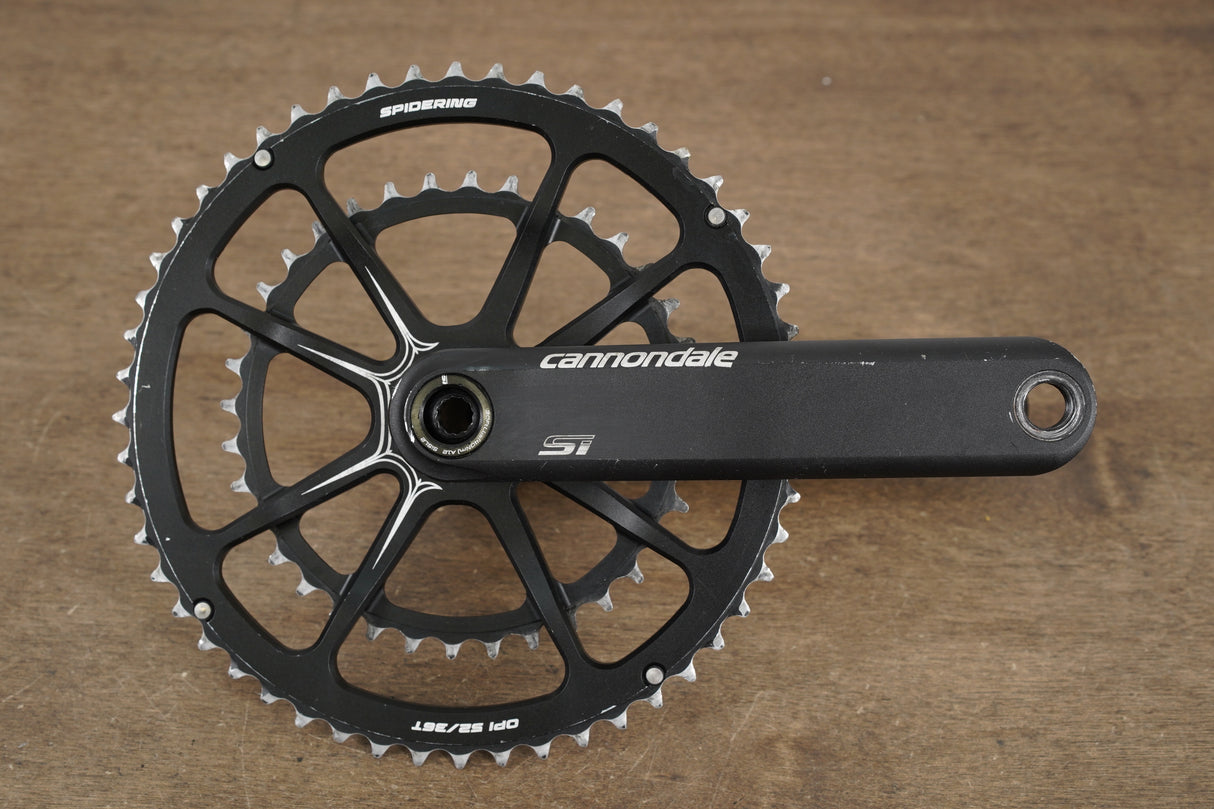 172.5mm 52/36T Cannondale Si Spidering Hollowgram Stages Power Meter Crankset