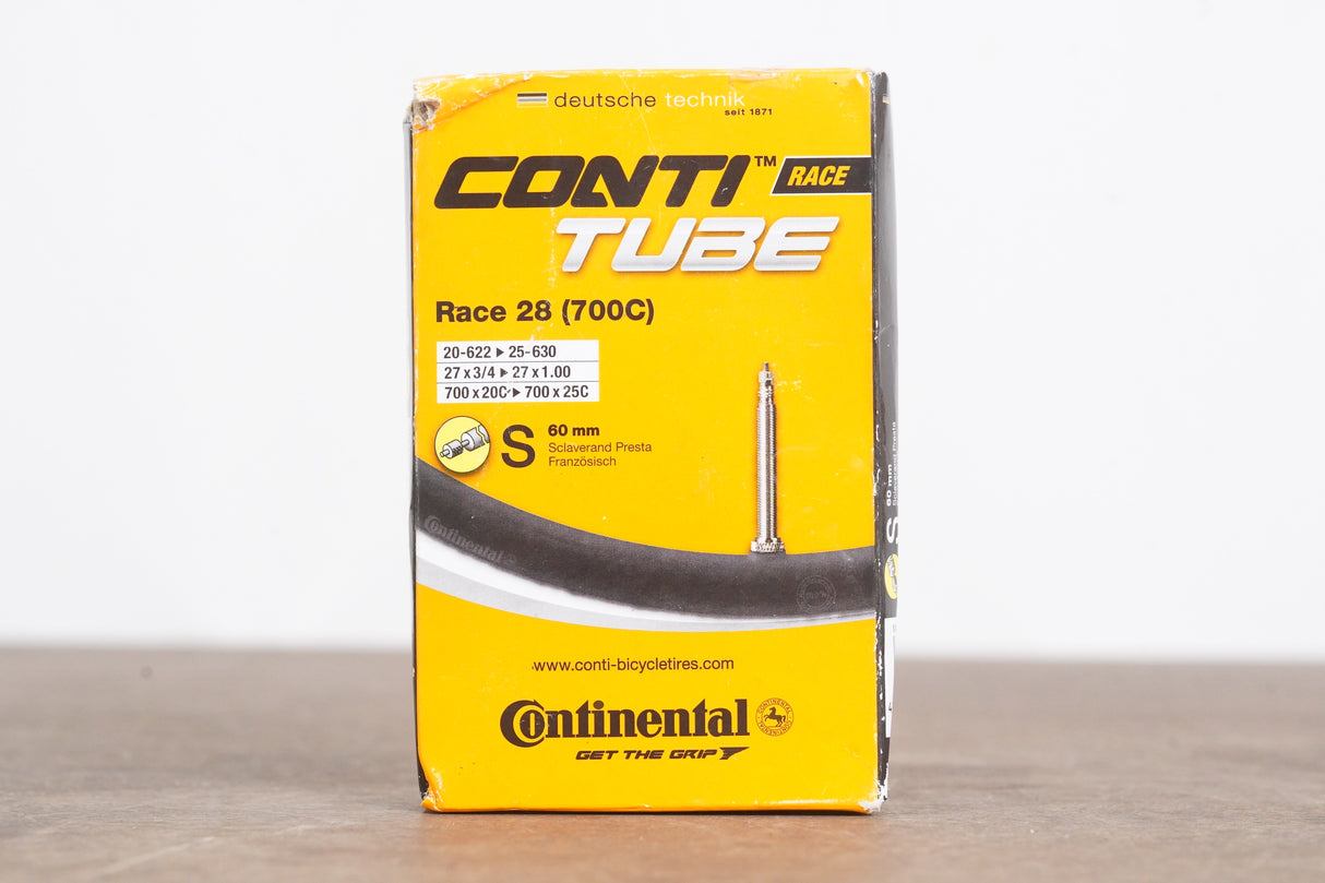 (1) NEW 700x25c Continental Presta 60mm Valve Road Bike Tube