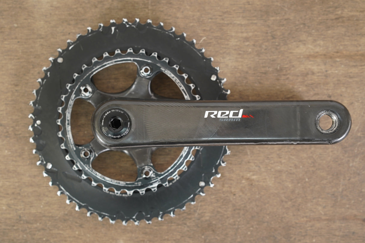 175mm 52/36T GXP SRAM Red 22 Carbon Crankset
