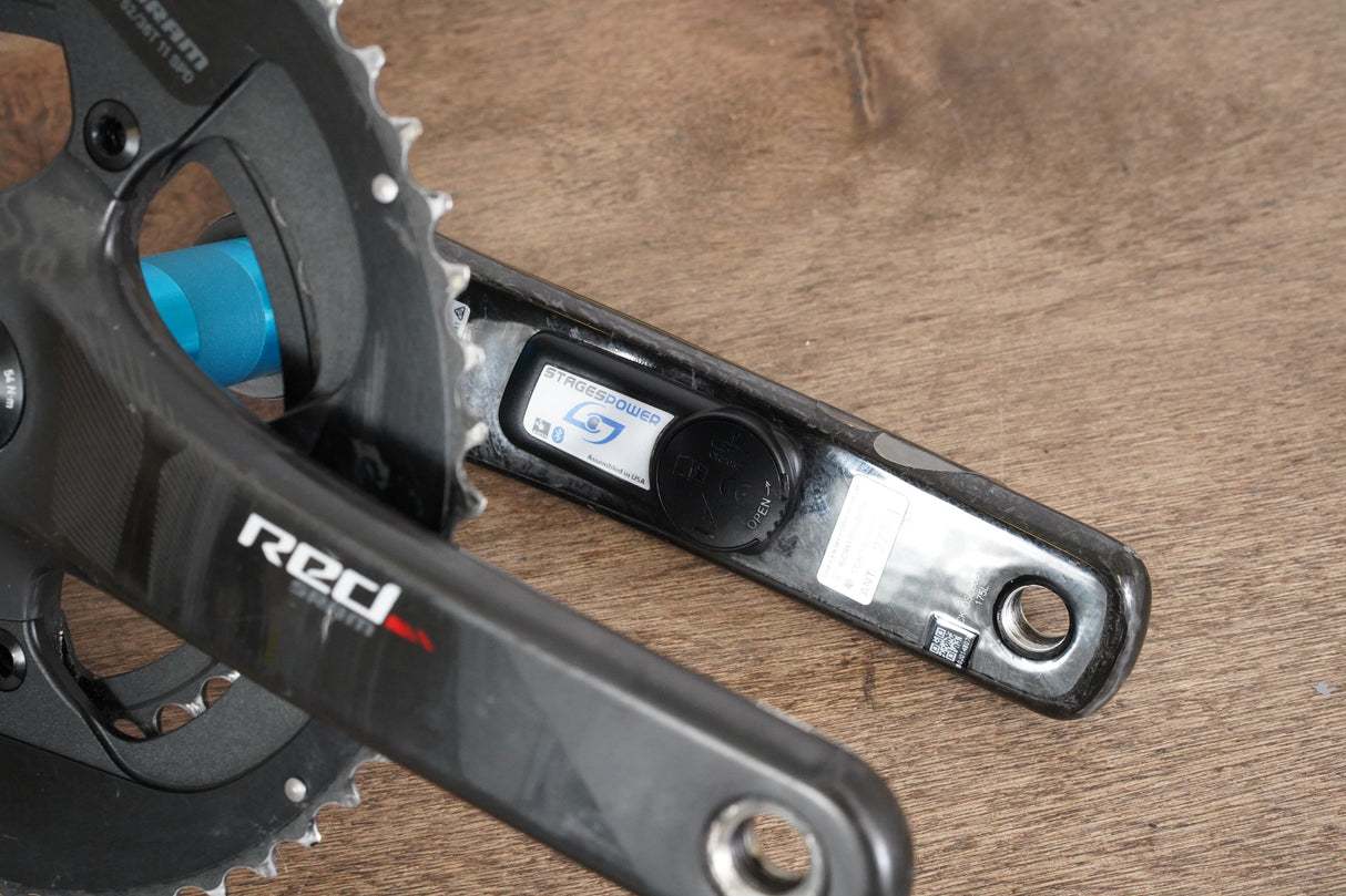 175mm 52/36T BB30 SRAM Red 22 Stages Power Meter 11 Speed Carbon Crankset