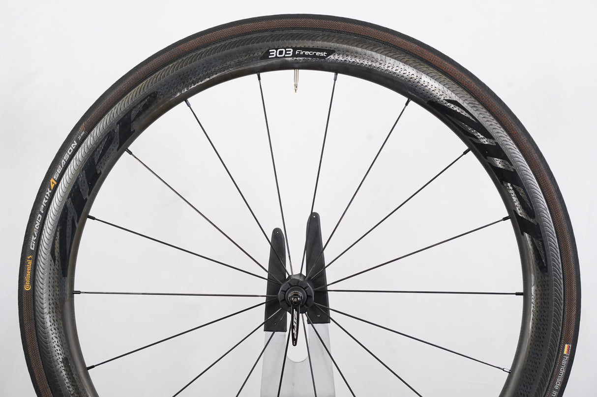 FRONT Zipp 303 Firecrest Cognition Carbon Clincher Rim Brake Road Wheel