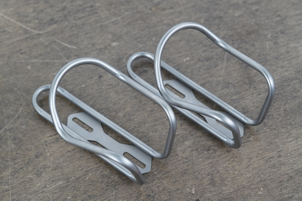 (2) Silca Sicuro Titanium Water Bottle Cages 64g