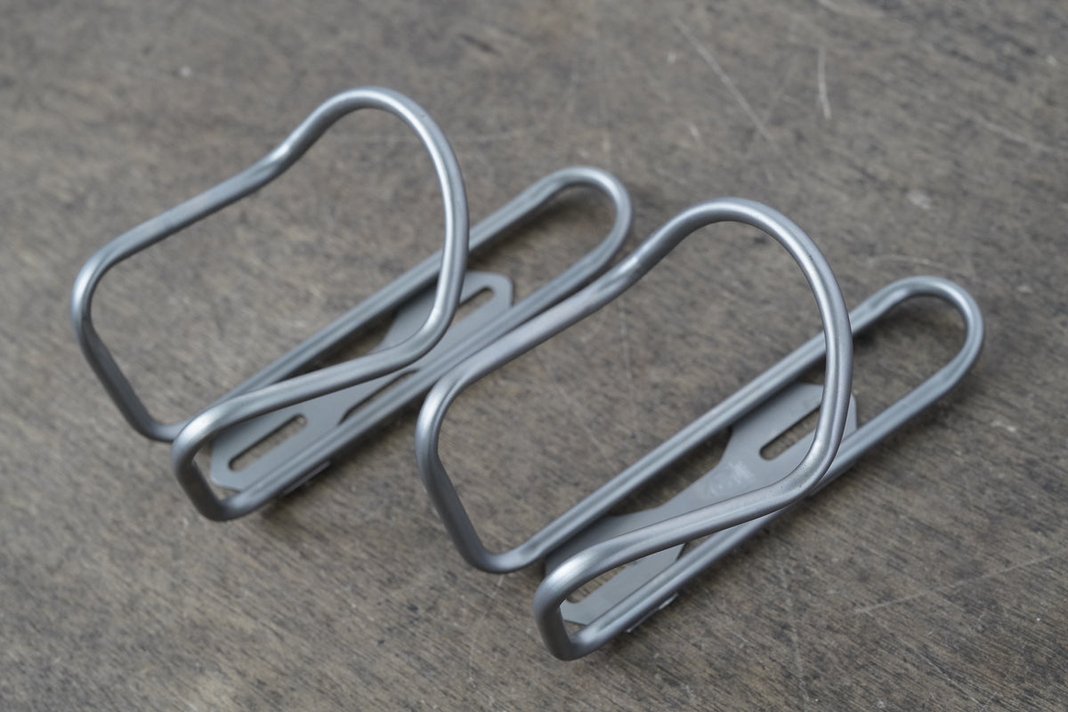 (2) Silca Sicuro Titanium Water Bottle Cages 64g