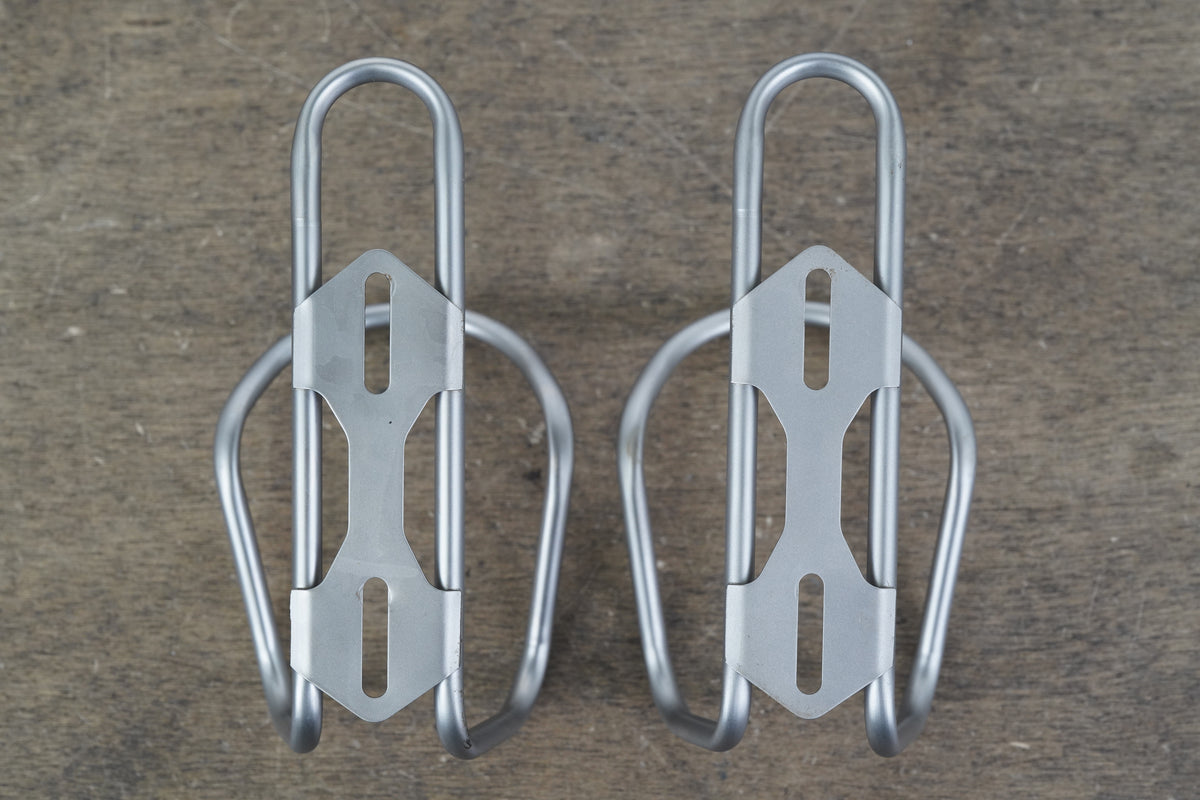 (2) Silca Sicuro Titanium Water Bottle Cages 64g