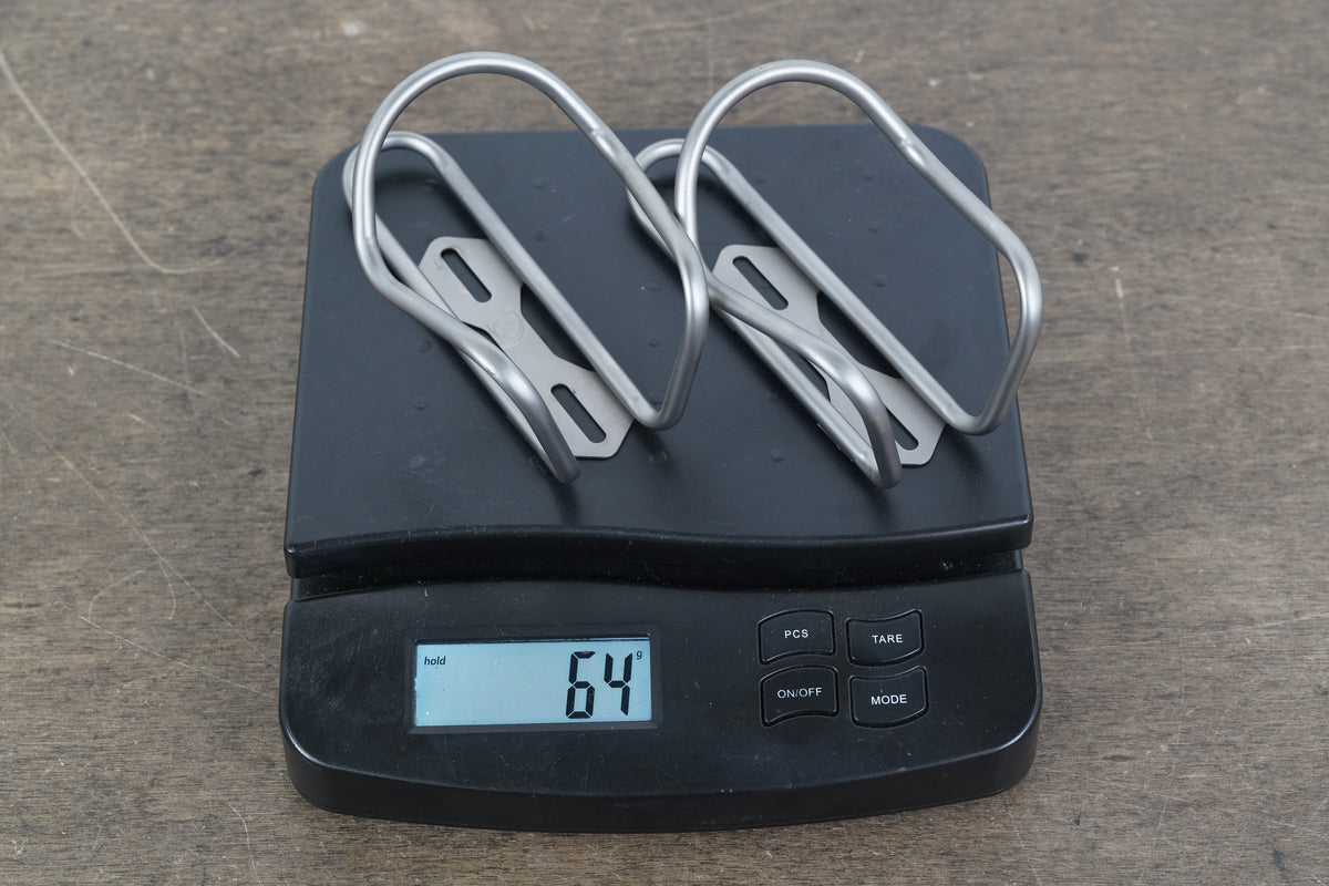 (2) Silca Sicuro Titanium Water Bottle Cages 64g
