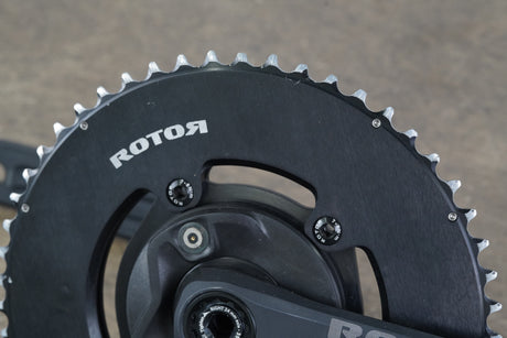 172.5mm 53/39T BB30 Rotor Aldhu INSpider Power Meter Road Crankset + Charger