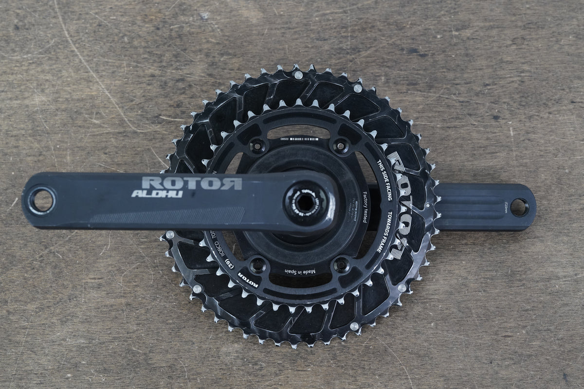 172.5mm 53/39T BB30 Rotor Aldhu INSpider Power Meter Road Crankset + Charger