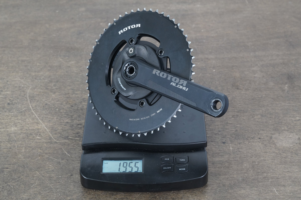 172.5mm 53/39T BB30 Rotor Aldhu INSpider Power Meter Road Crankset + Charger