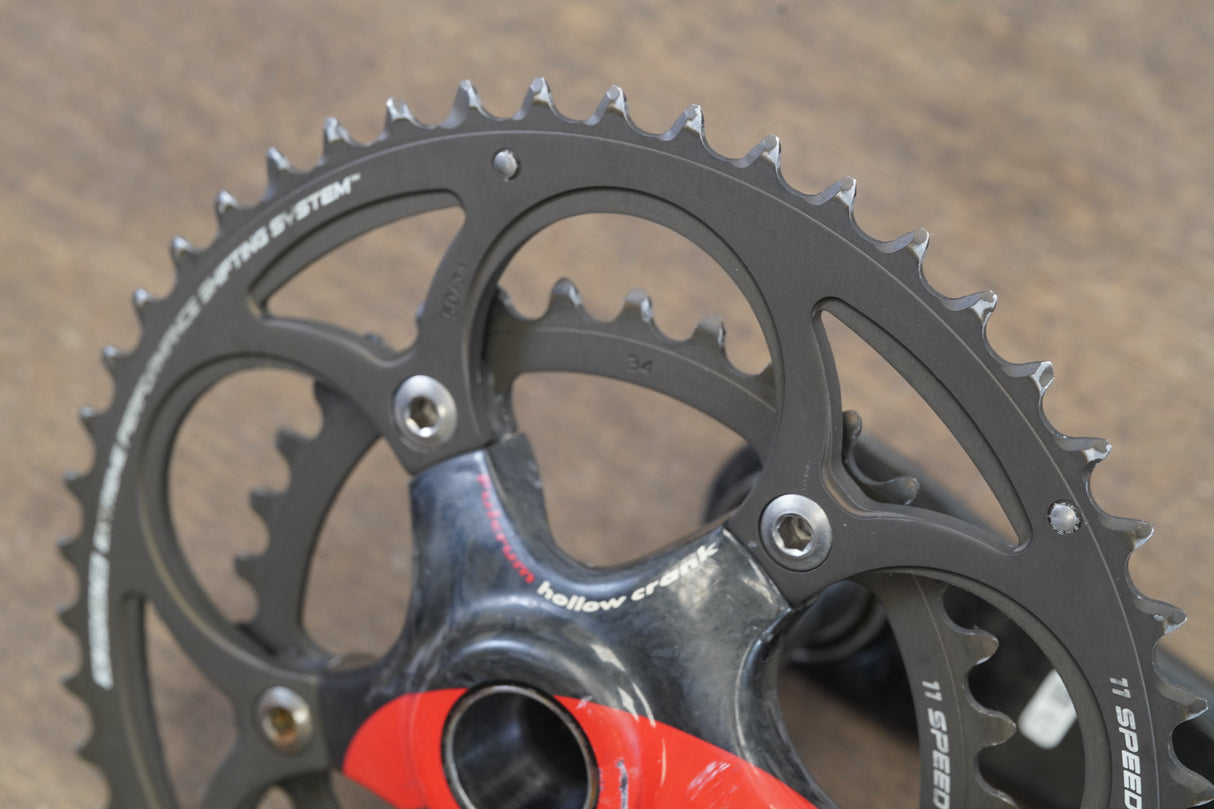 175mm 50/34T Fulcrum Racing RS 11 Speed Carbon Road Crankset 653g