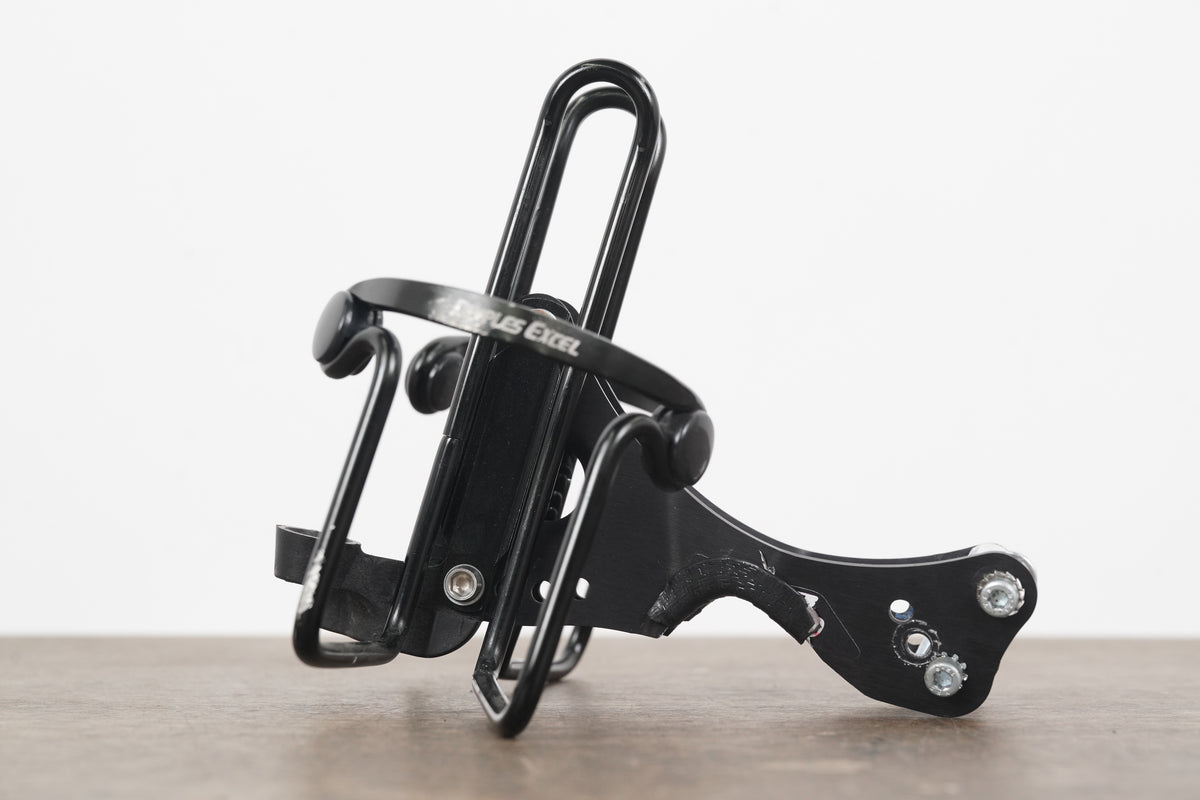 XLAB Wing Alloy Water Bottle Cage Mount + (2) Dimples Excel Cages 262g