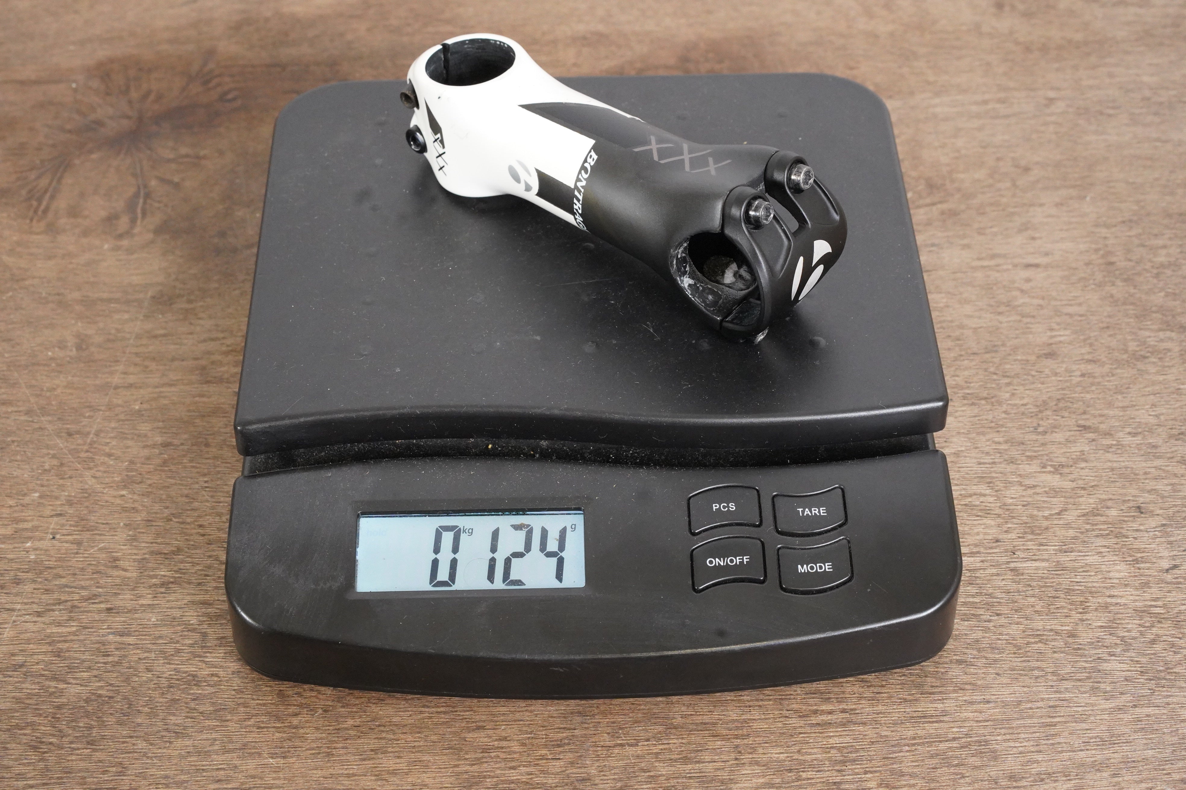 Bontrager XXX ステム Bontrager XXX Carbon Stem, 7° Rise, 31.8mm, Blendr, – Wheel