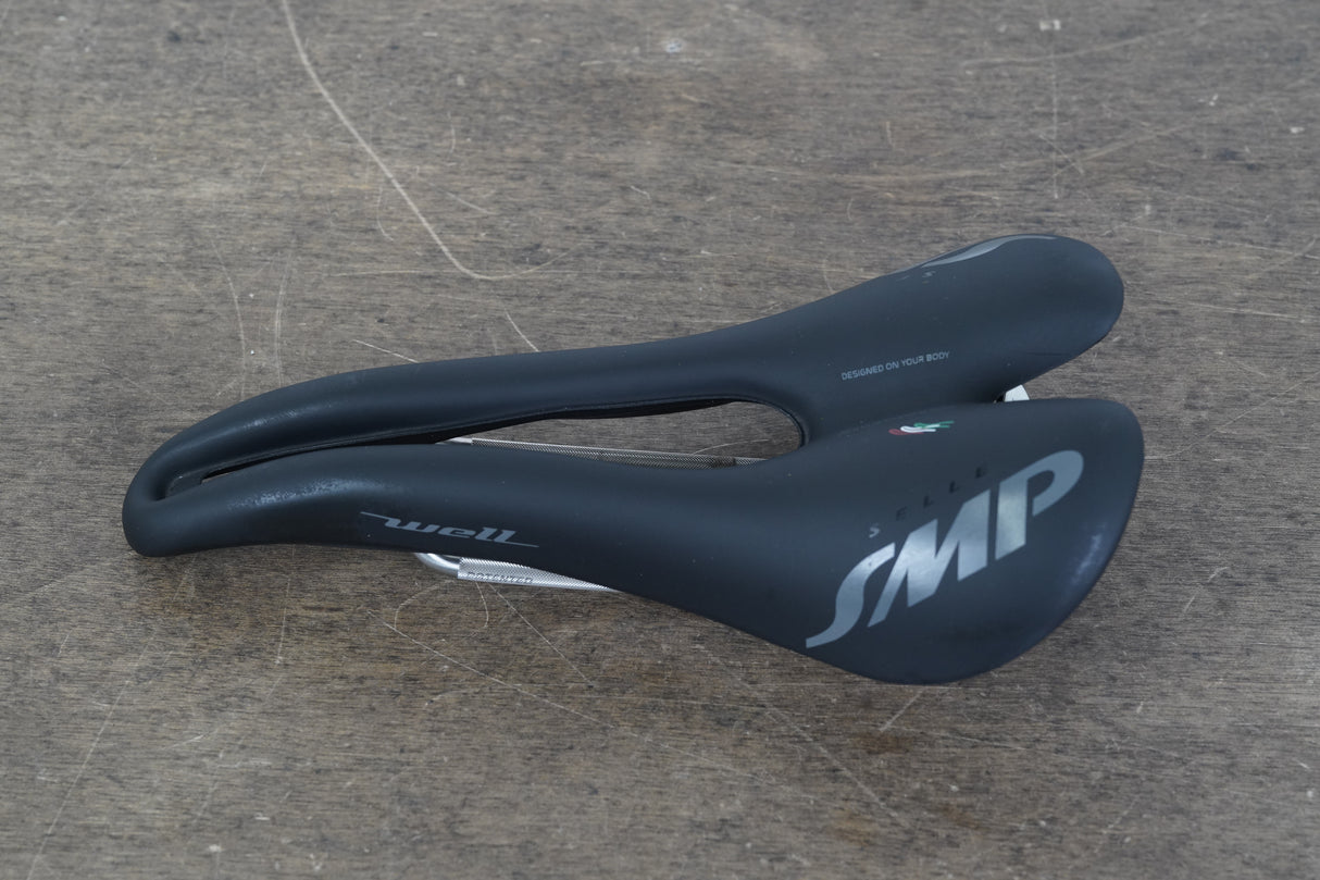 144mm Selle SMP Well Stainless Steel Rail Road Saddle 275g
