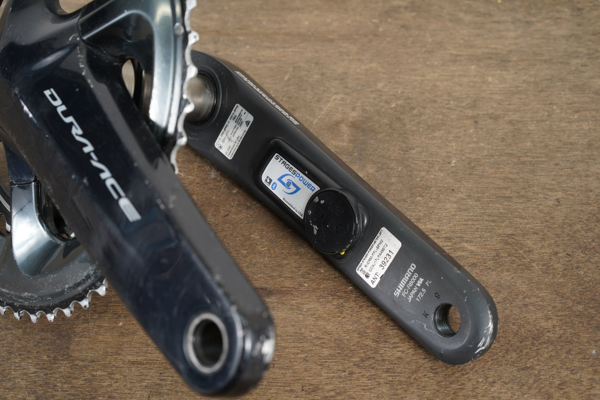 172.5mm 52/36T Dura-Ace FC-R9100/R8000 Stages Power Meter Crankset 9100