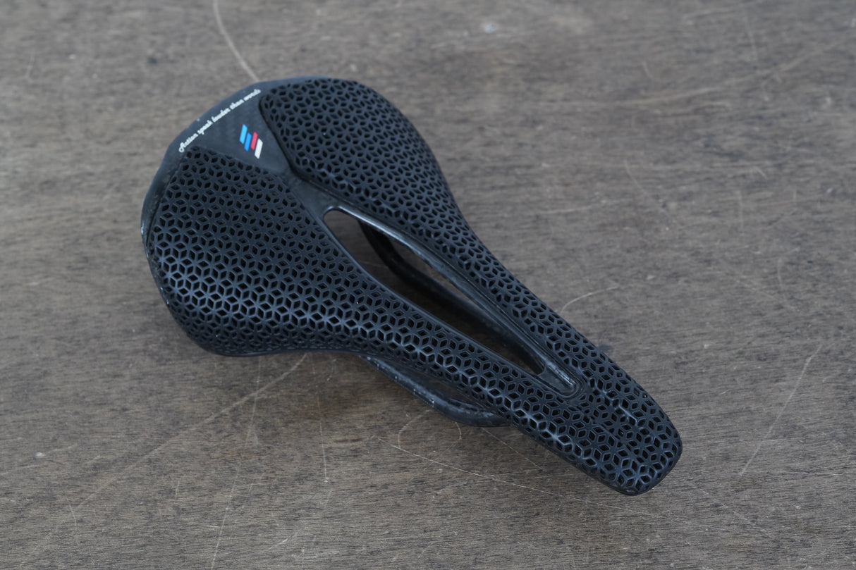 140mm Carbon 3D Printed Carbon Rail TT Triathlon Road Saddle 165g