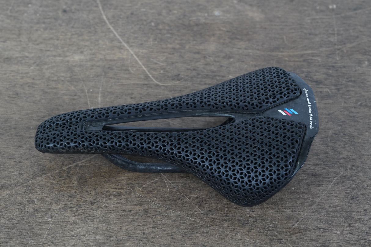 140mm Carbon 3D Printed Carbon Rail TT Triathlon Road Saddle 165g
