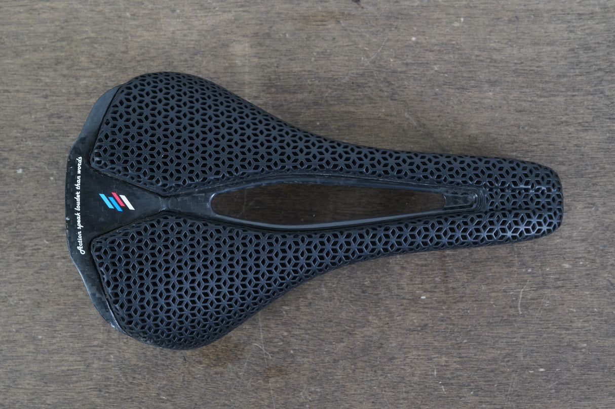 140mm Carbon 3D Printed Carbon Rail TT Triathlon Road Saddle 165g