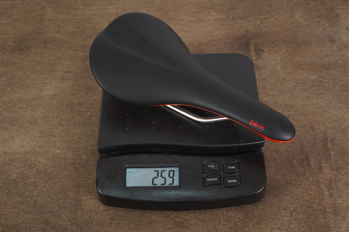 142mm (Shallow) Fabric Scoop Cr-Mo Rail Road Saddle 259g