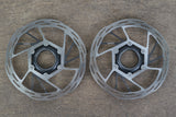 (2) 160mm SRAM PaceLine Center Lock Disc Brake Rotors