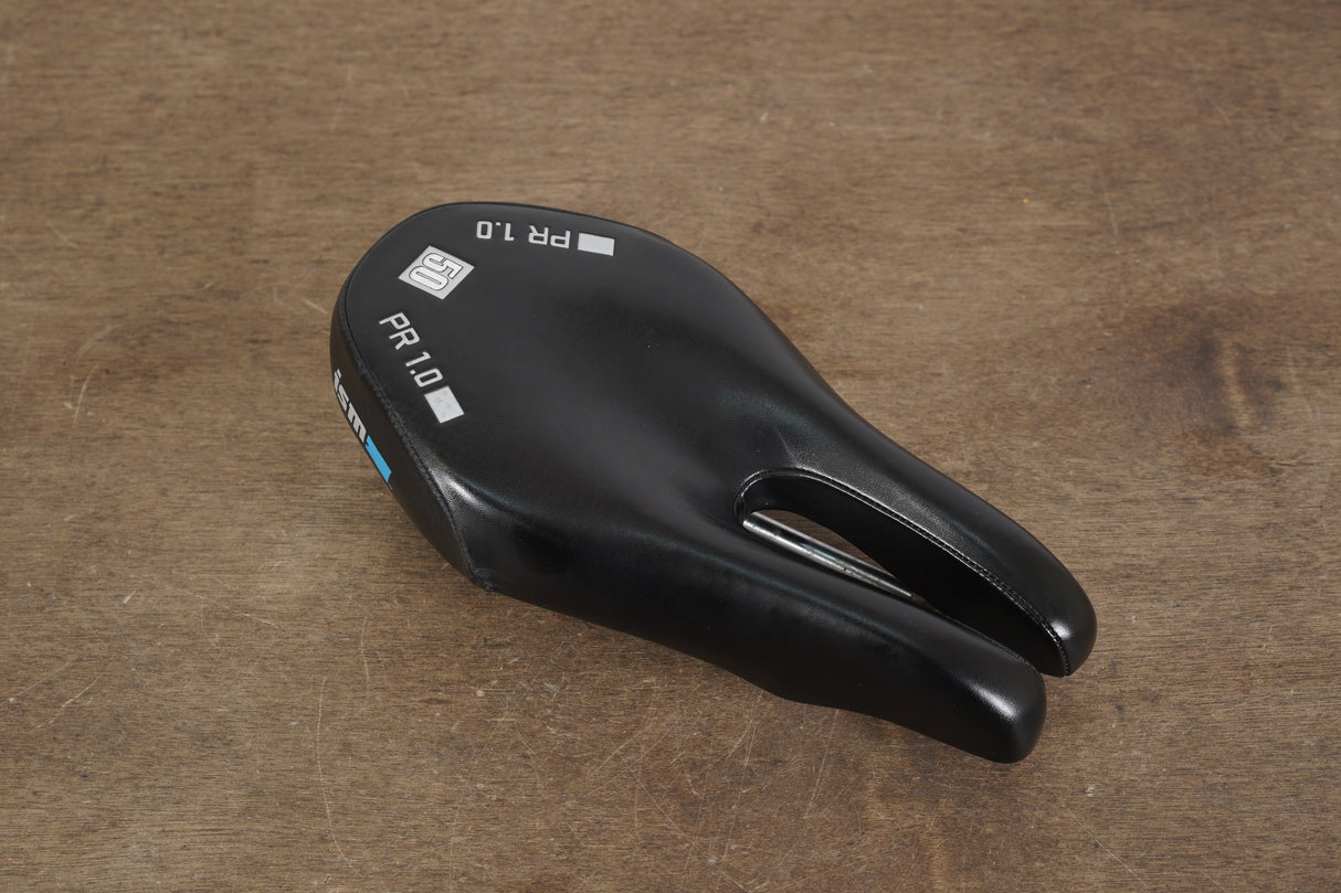 128mm ISM PR 1.0 50 Satin Steel Rail TT Triathlon Road Saddle 331g