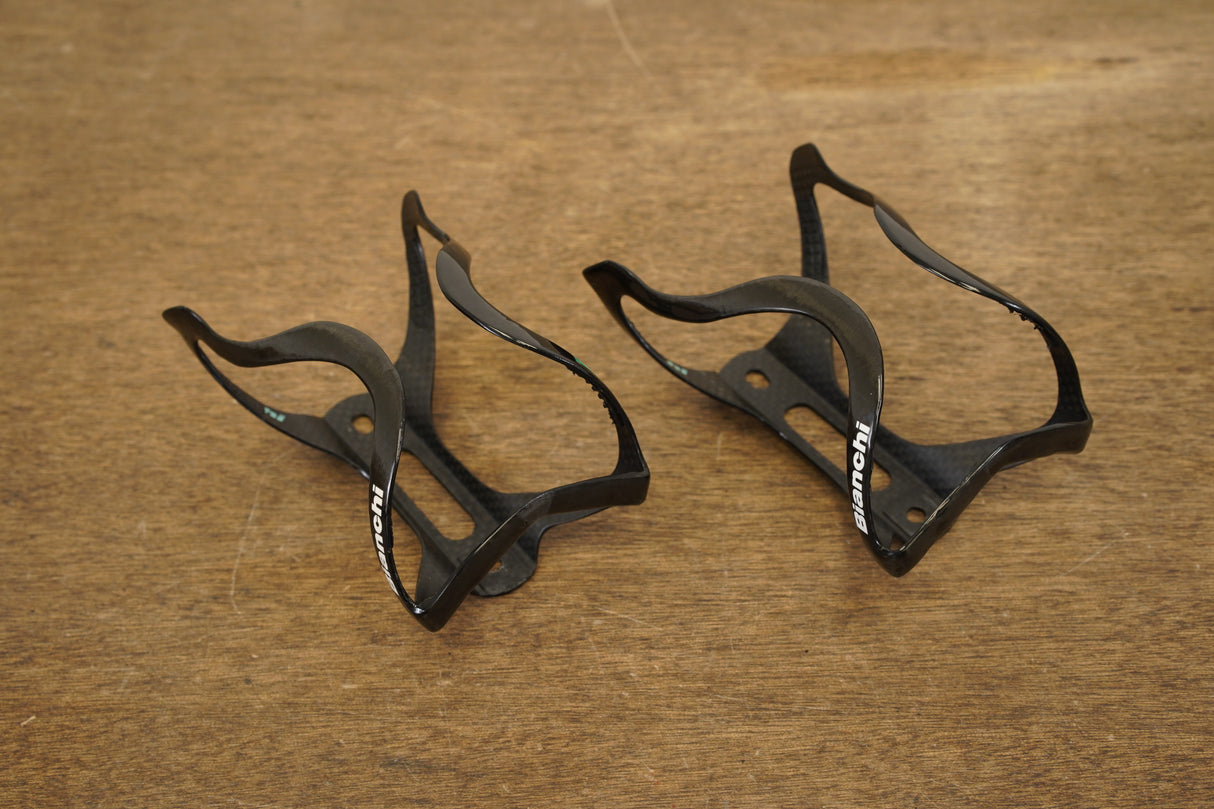 (2) Bianchi Carbon Water Bottle Cages 43g