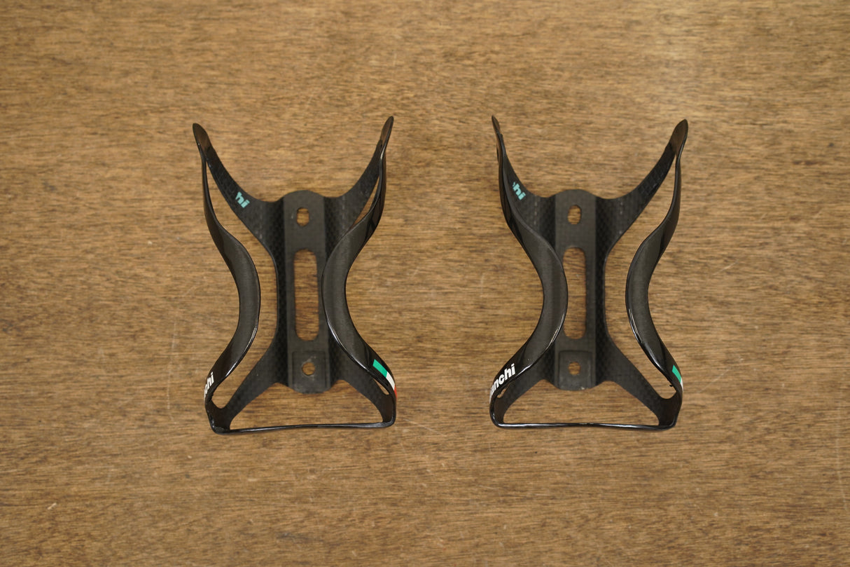 (2) Bianchi Carbon Water Bottle Cages 43g