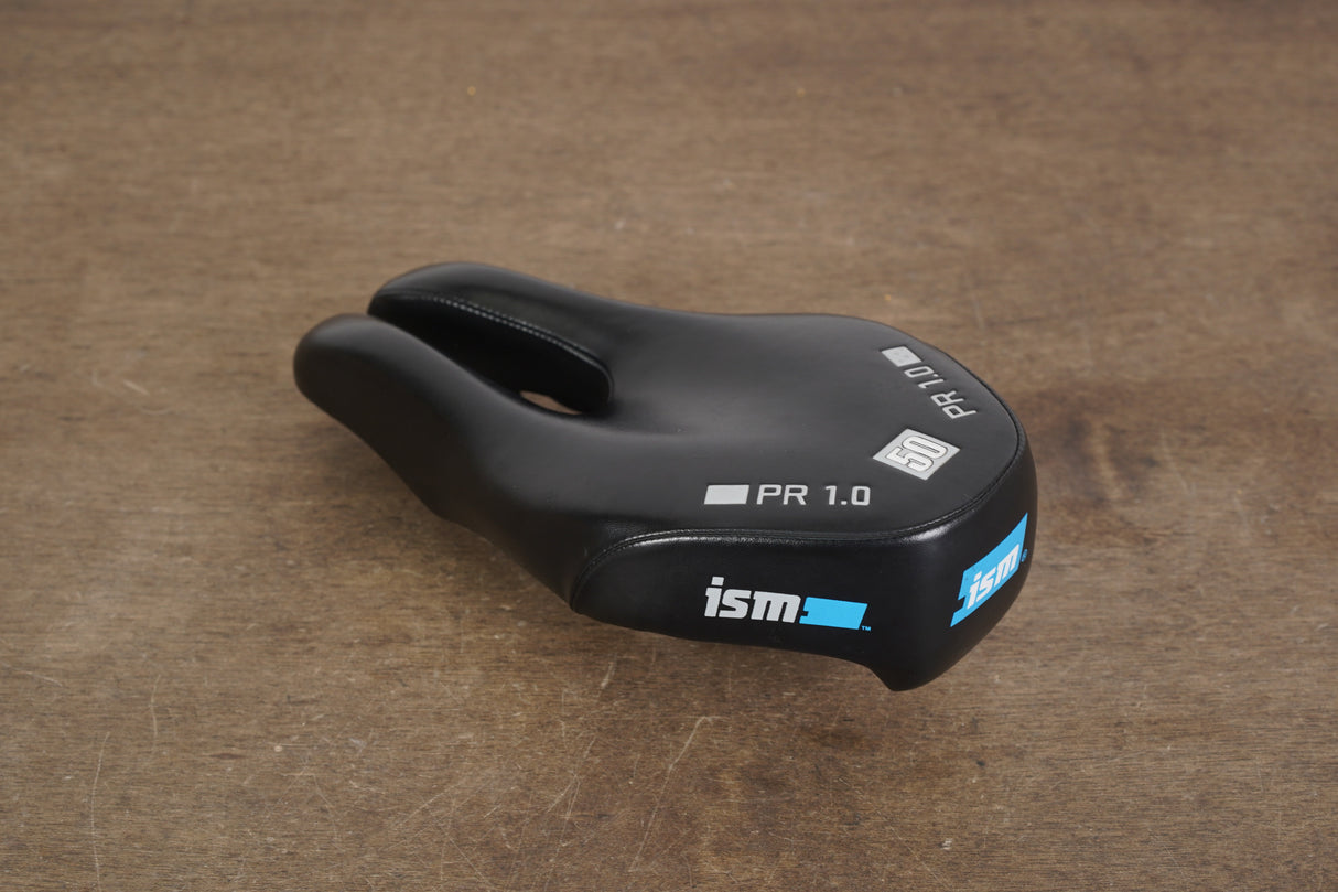 128mm ISM PR 1.0 50 Satin Steel Rail TT Triathlon Road Saddle 331g