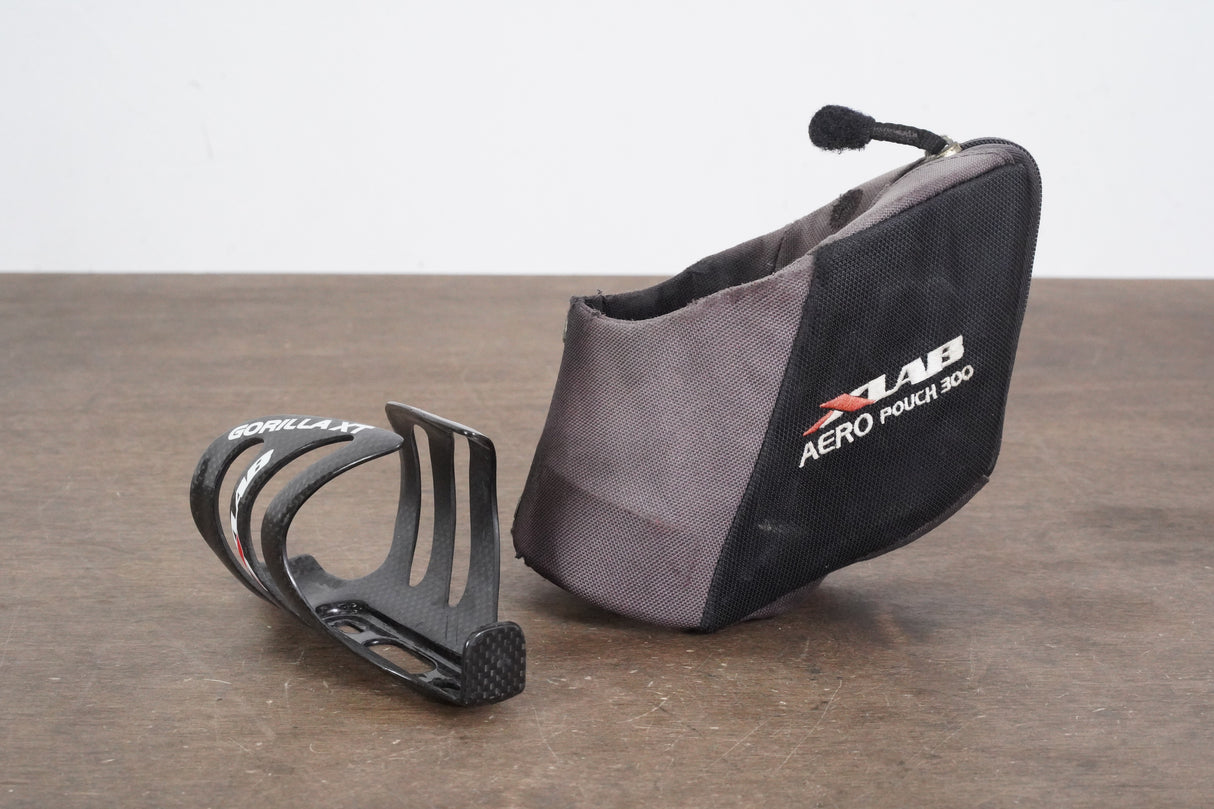 XLAB Aero Pouch 300 + (1) Gorilla XT Carbon Water Bottle Cage