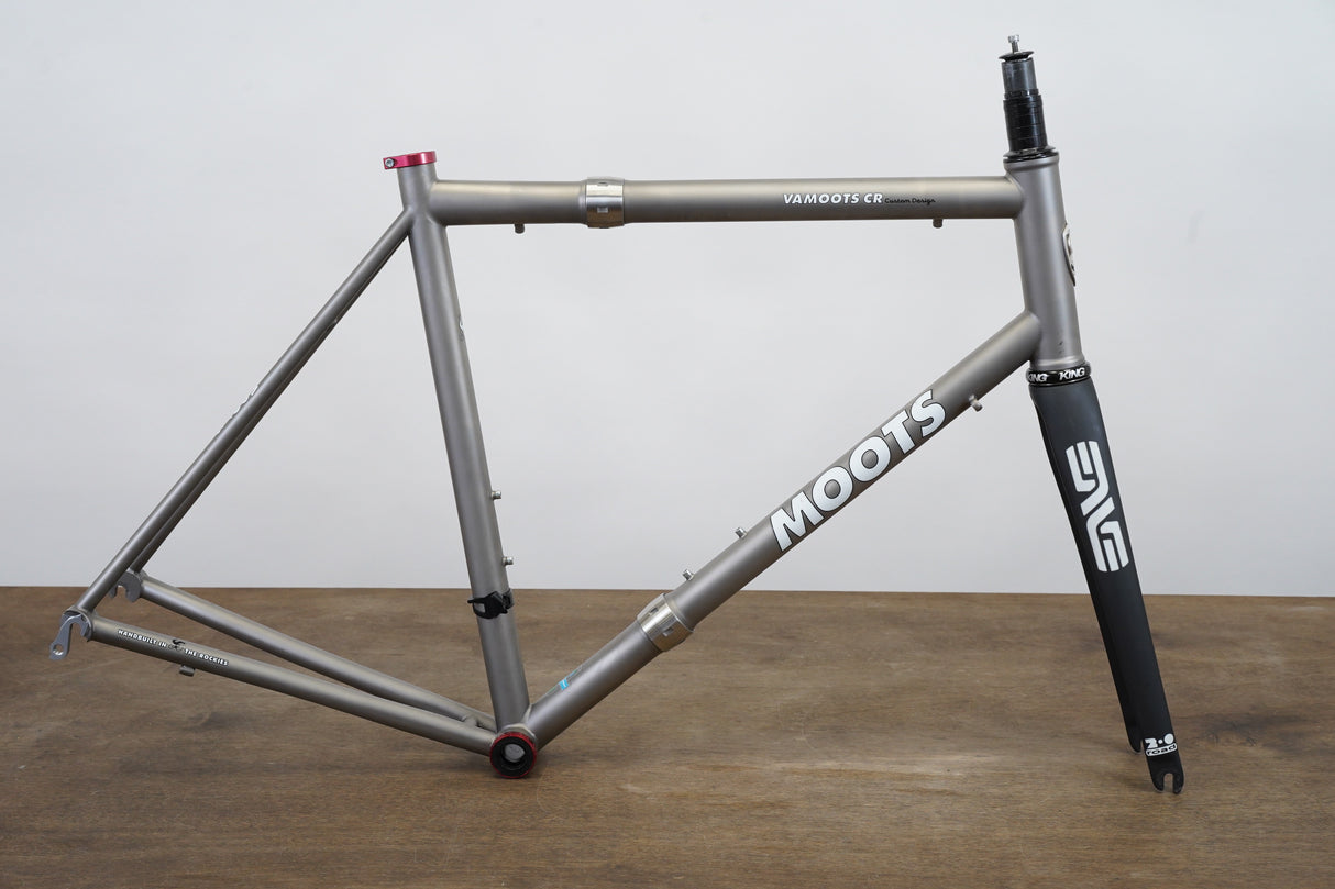 58cm Moots Vamoots CR S&S Coupler Titanium Rim Brake Road Frameset + Travel Case