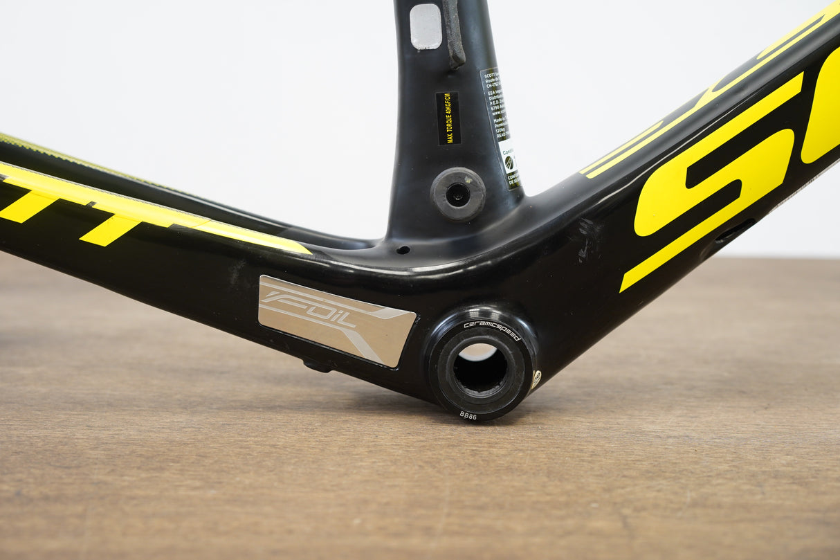 L (56cm) Scott Foil 10 Di2 Carbon Aero Rim Brake Road Frameset