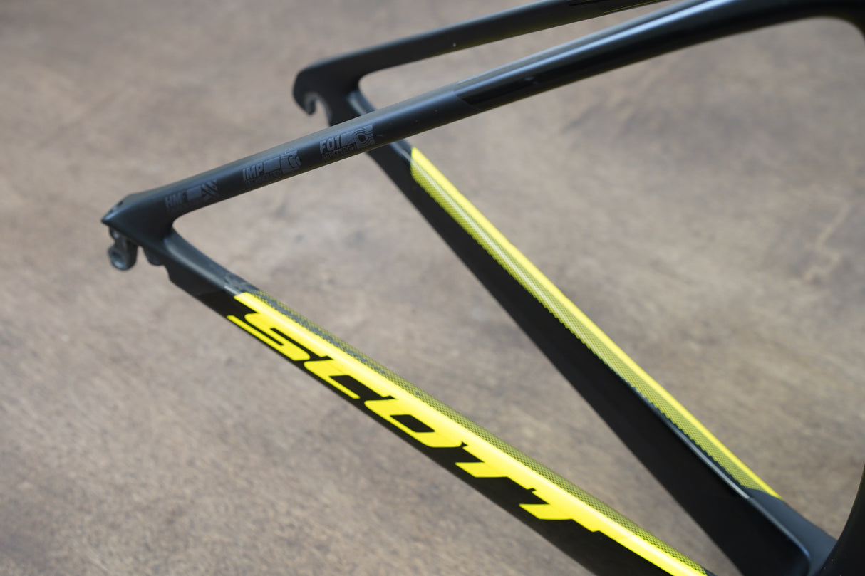 L (56cm) Scott Foil 10 Di2 Carbon Aero Rim Brake Road Frameset