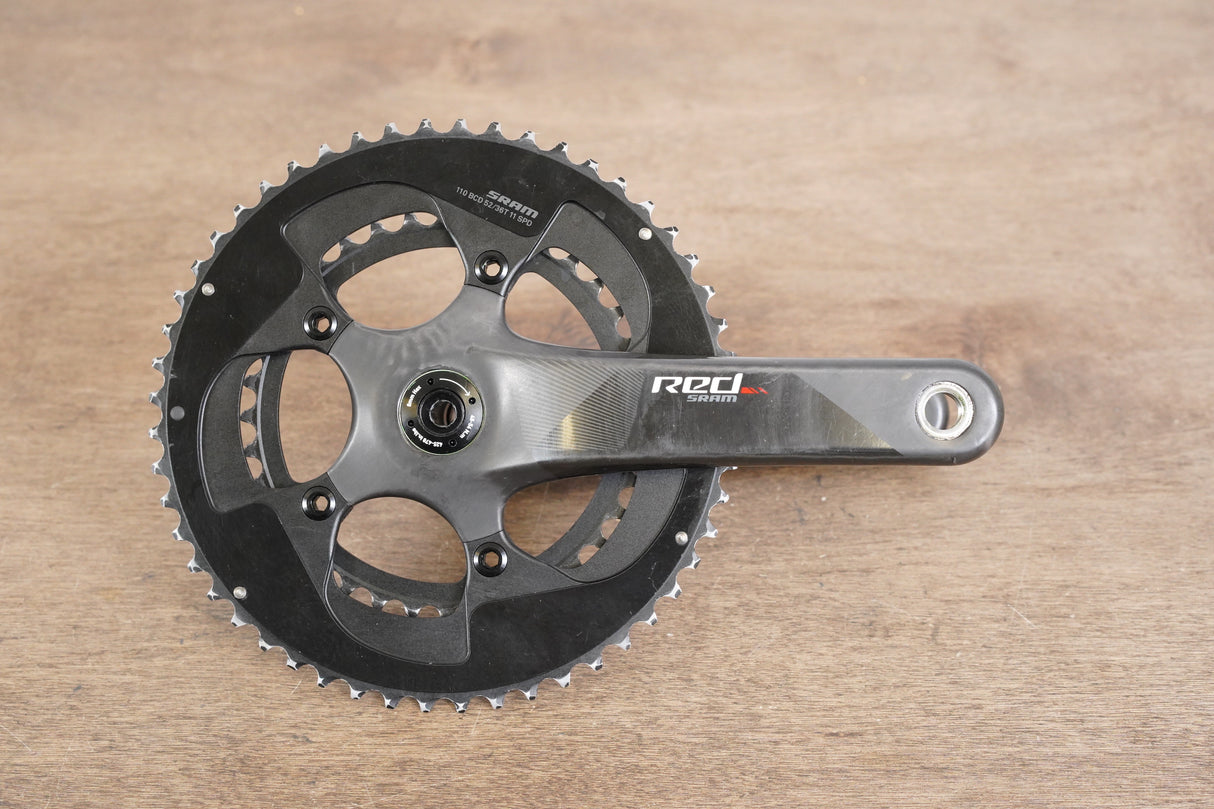 175mm 52/36T BB30 SRAM Red 22 Carbon Crankset