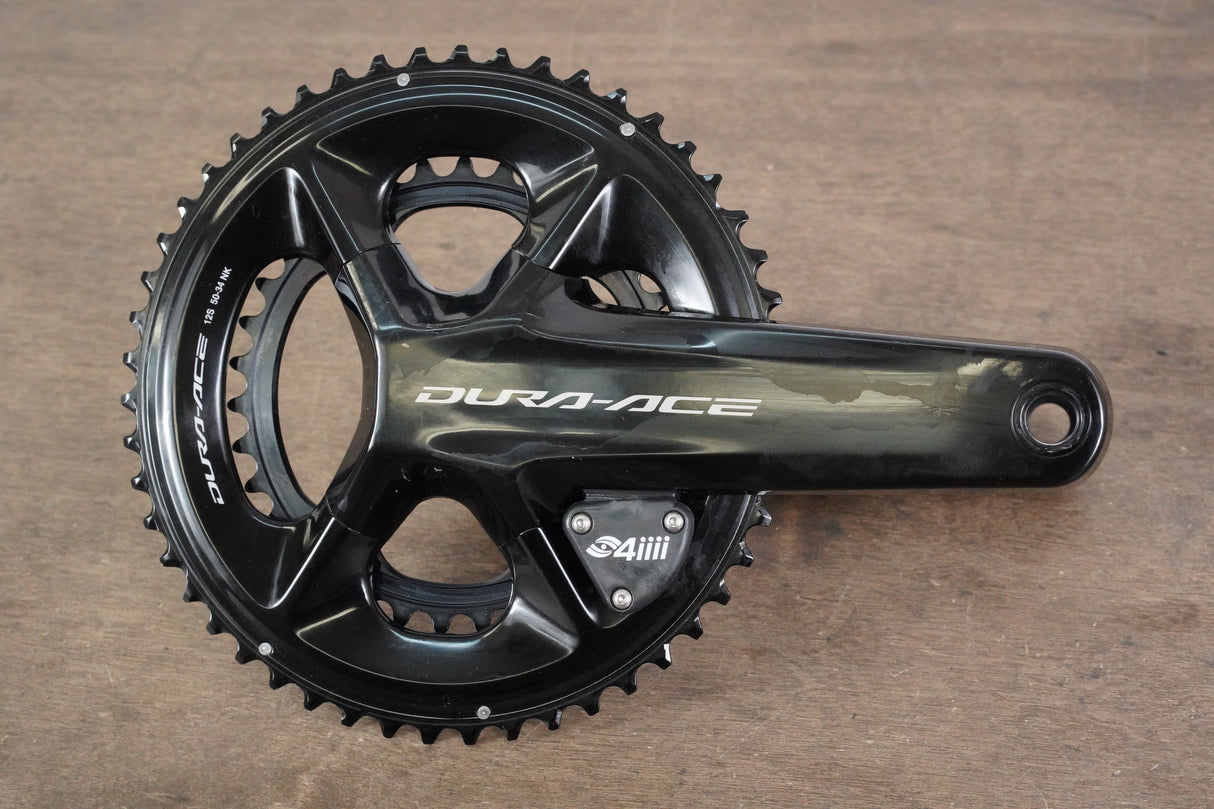 172.5mm 50/34T Dura-Ace FC-R9200 4iiii Dual Sided Power Meter Crankset 9200