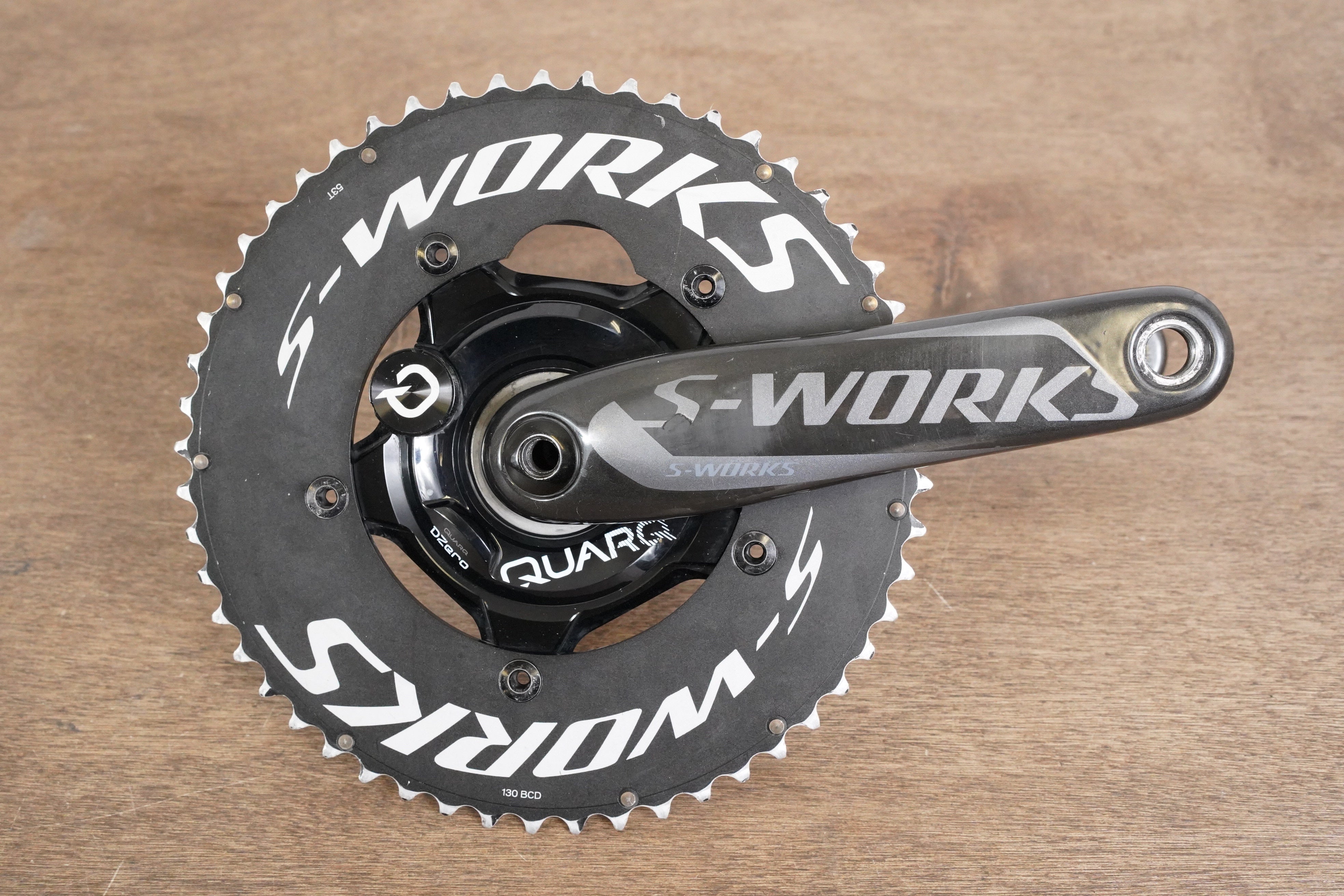 172.5mm 53/39T Specialized S-WORKS Quarq DZero Power Meter Carbon Crankset