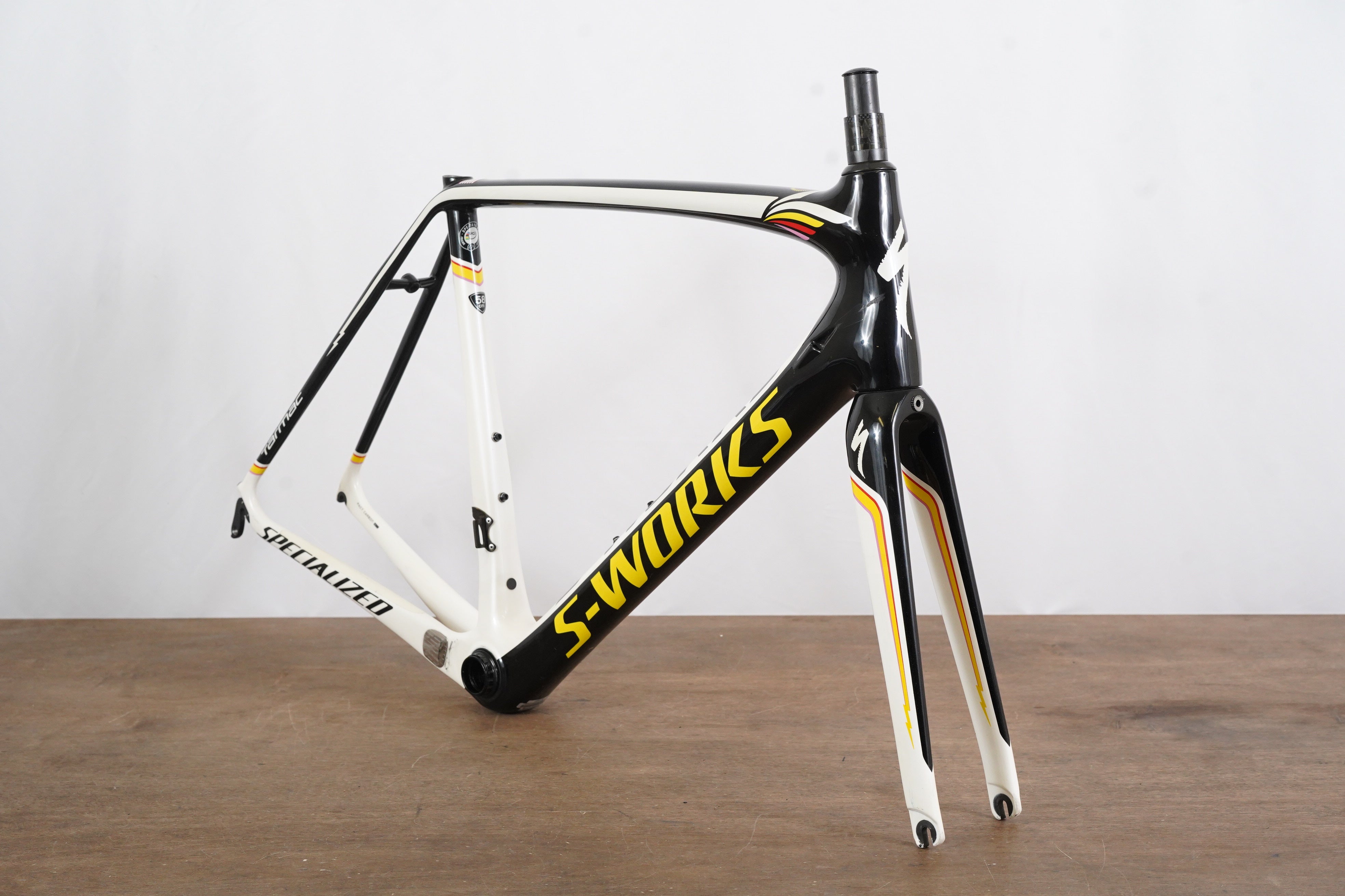 58cm Specialized S-WORKS Tarmac SL5 Alberto Contador Carbon Rim Brake  Frameset