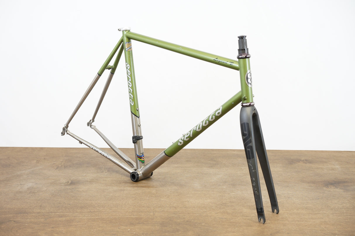 L (Large) Serotta Legend II Ti ENVE Titanium Carbon Rim Brake Frameset